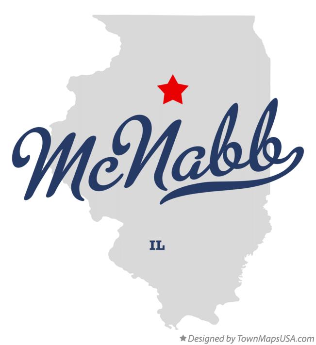 Map of McNabb Illinois IL