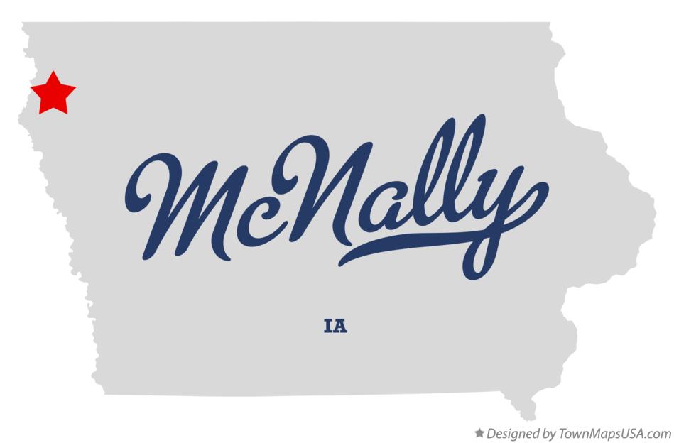 Map of McNally Iowa IA