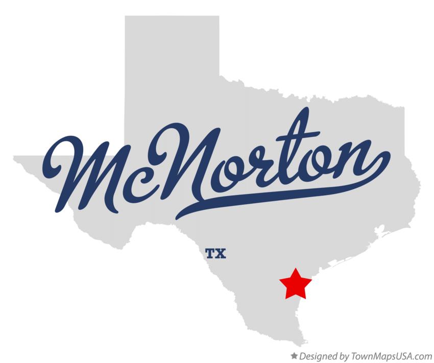 Map of McNorton Texas TX
