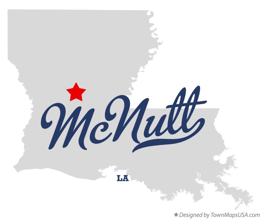 Map of McNutt Louisiana LA
