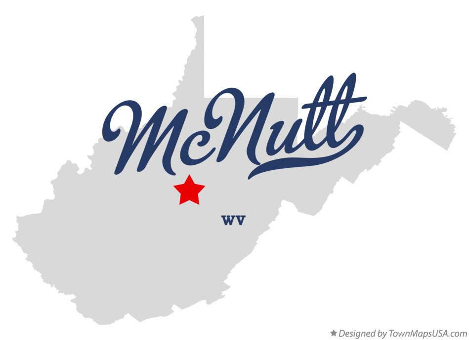 Map of McNutt West Virginia WV
