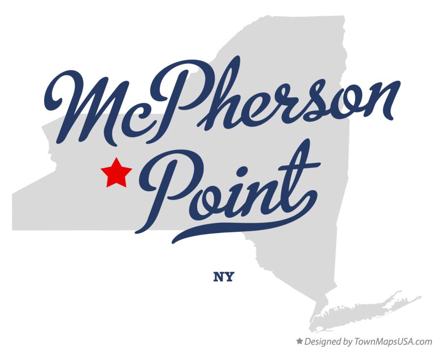 Map of McPherson Point New York NY