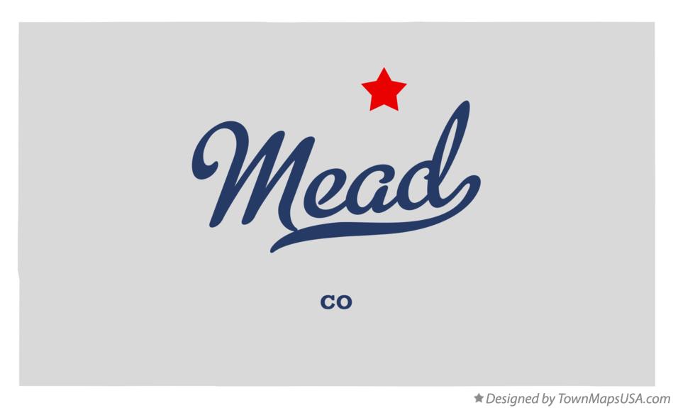 Map of Mead Colorado CO