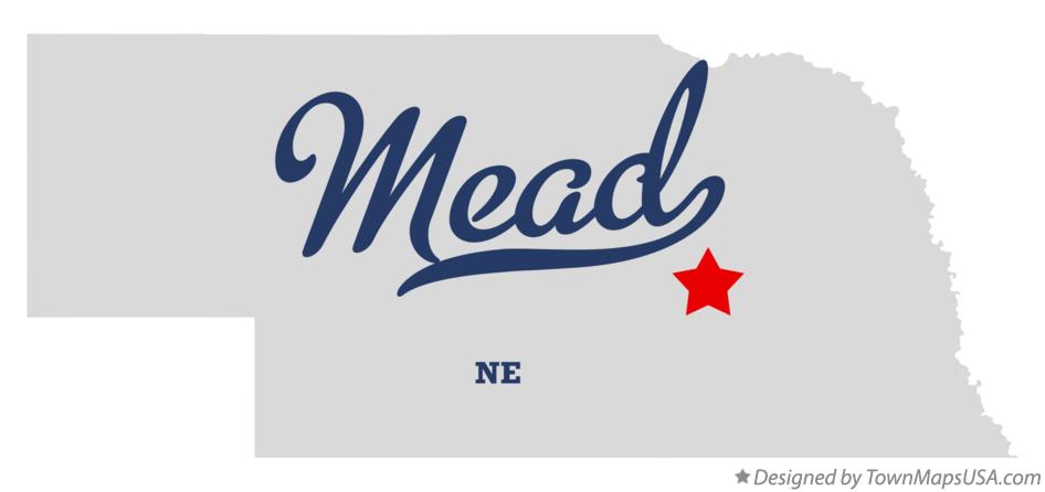 Map of Mead Nebraska NE