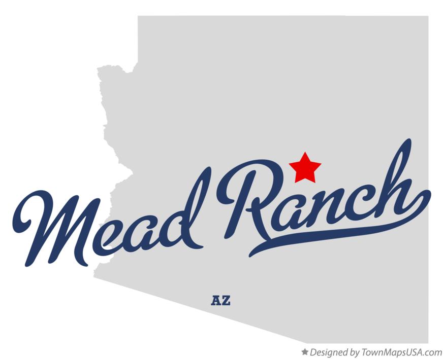 Map of Mead Ranch Arizona AZ