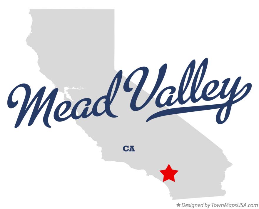 Map of Mead Valley California CA