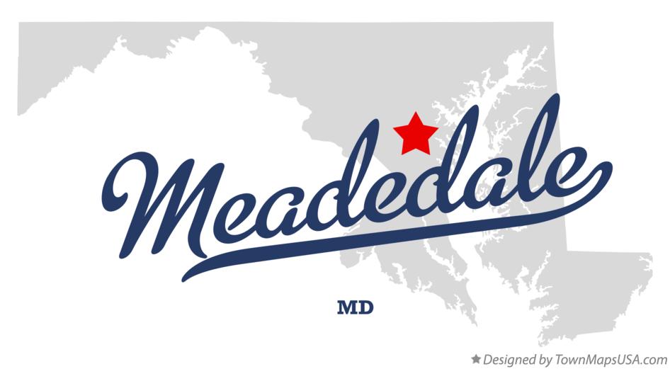 Map of Meadedale Maryland MD