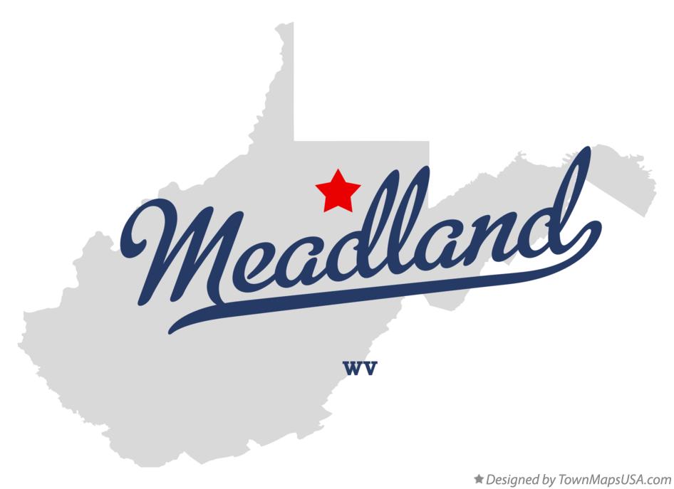Map of Meadland West Virginia WV