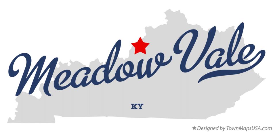 Map of Meadow Vale Kentucky KY