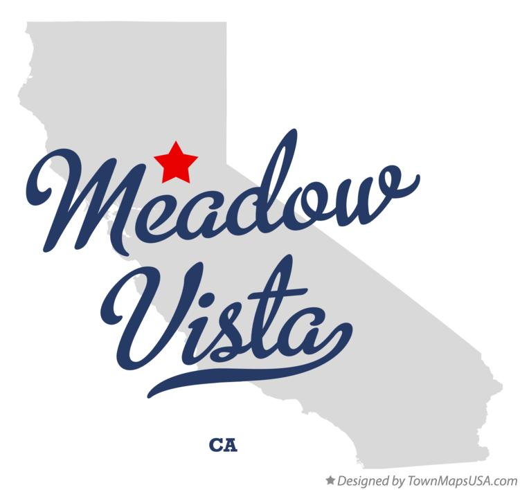 Map of Meadow Vista California CA