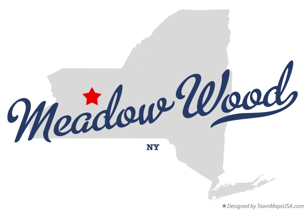 Map of Meadow Wood New York NY