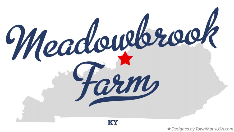 Map of Meadowbrook Farm Kentucky KY