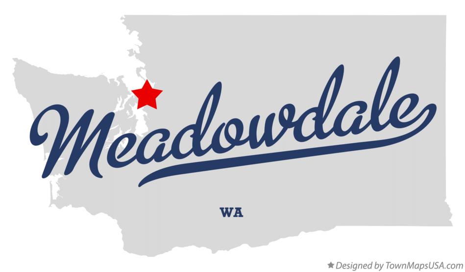 Map of Meadowdale Washington WA