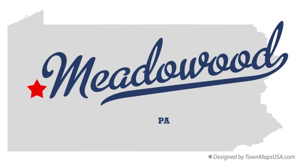 Map of Meadowood Pennsylvania PA
