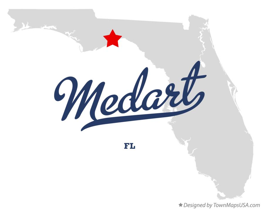 Map of Medart Florida FL