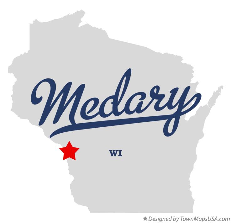 Map of Medary Wisconsin WI