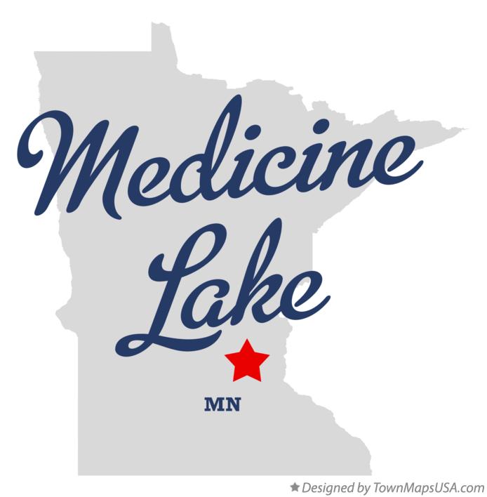 Map of Medicine Lake Minnesota MN