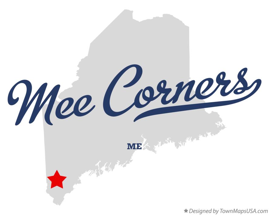 Map of Mee Corners Maine ME
