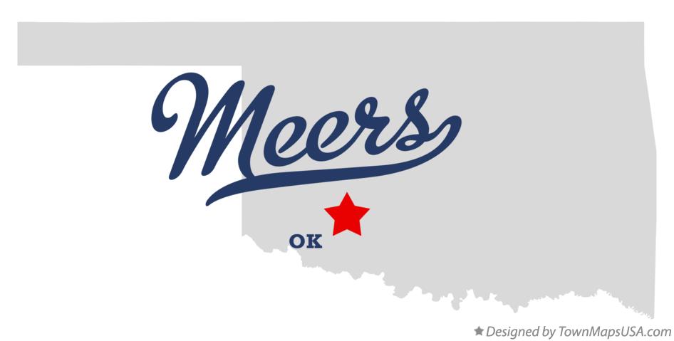 Map of Meers Oklahoma OK