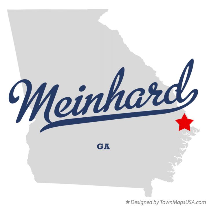 Map of Meinhard Georgia GA