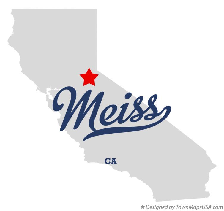 Map of Meiss California CA