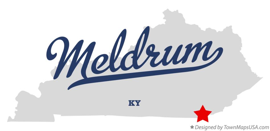 Map of Meldrum Kentucky KY