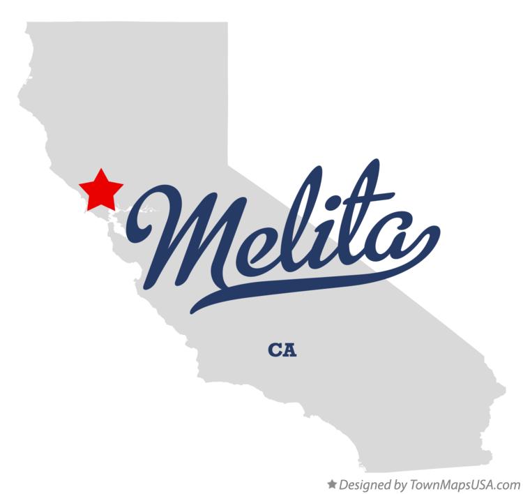 Map of Melita California CA