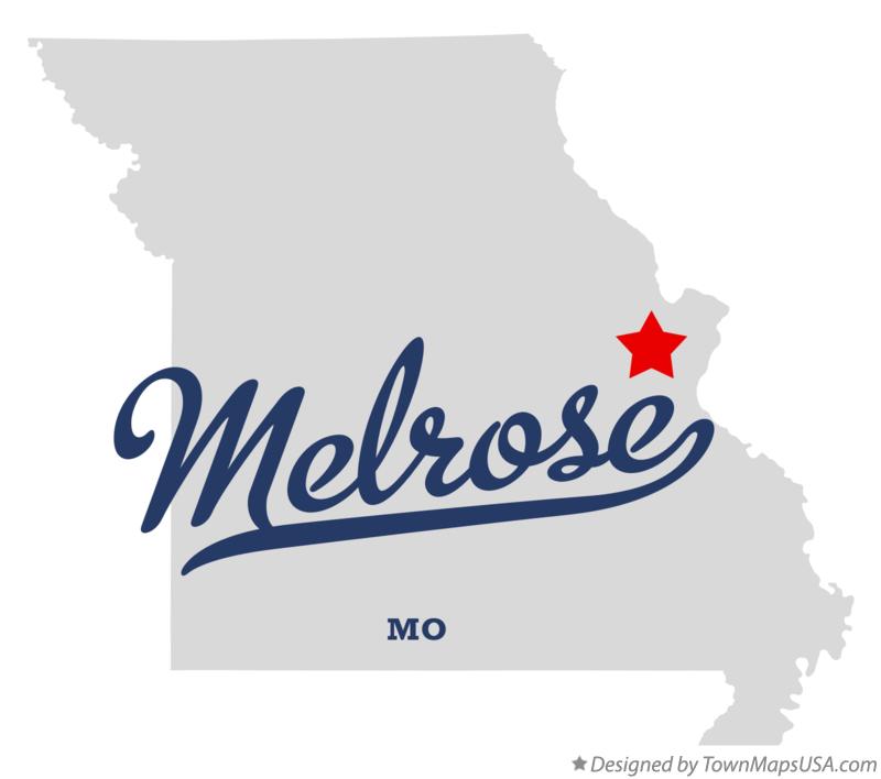 Map of Melrose Missouri MO