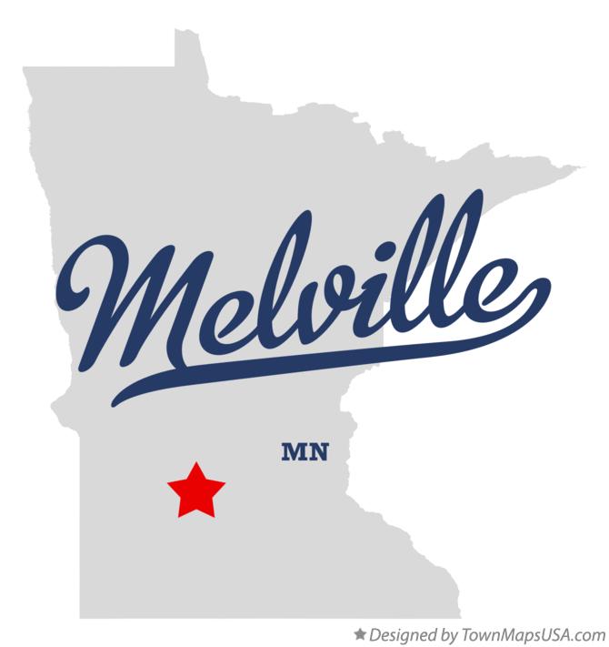 Map of Melville Minnesota MN