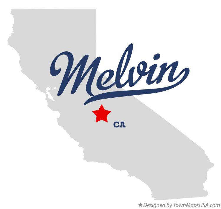 Map of Melvin California CA