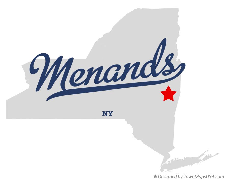 Map of Menands New York NY