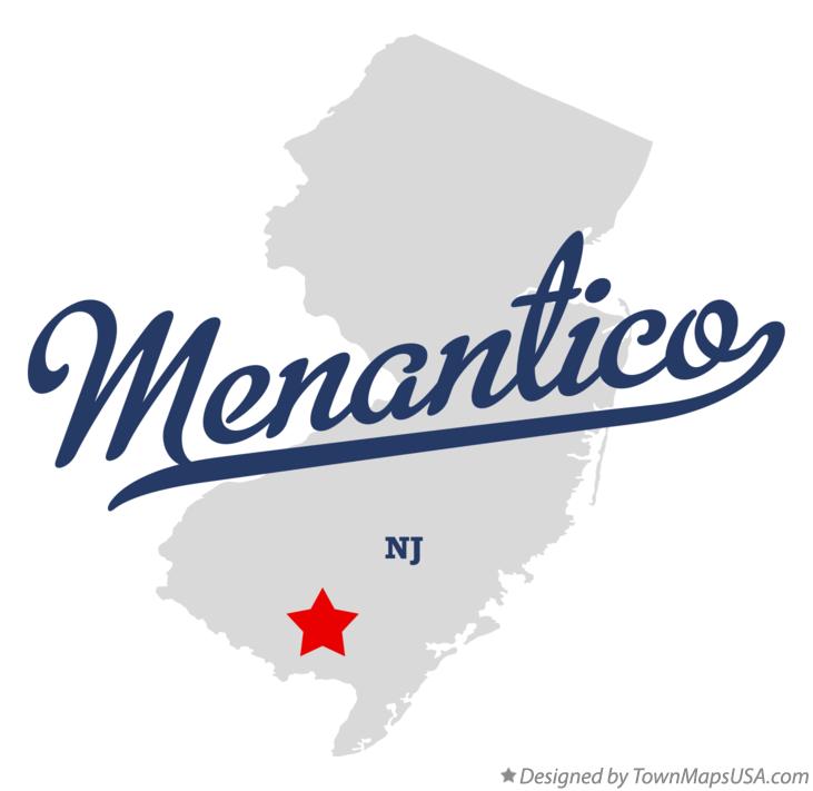 Map of Menantico New Jersey NJ