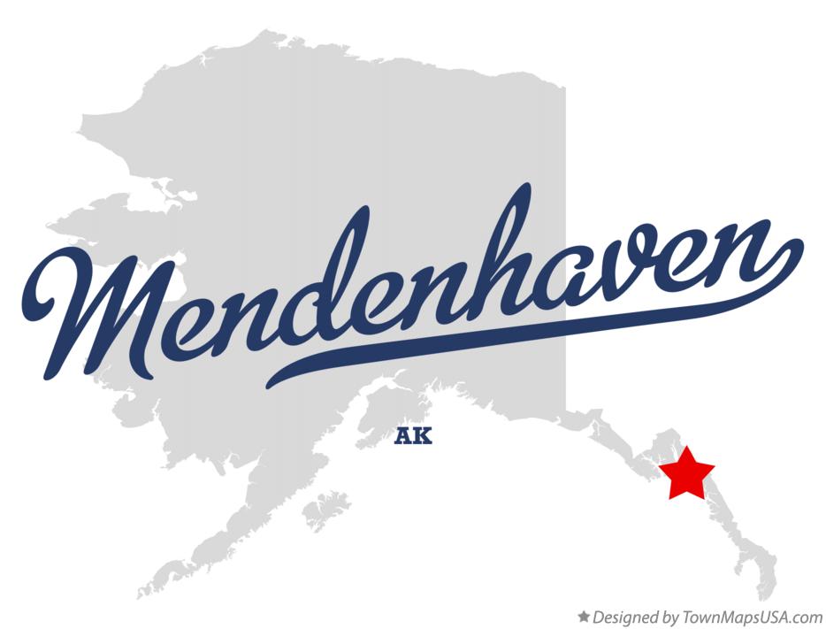 Map of Mendenhaven Alaska AK