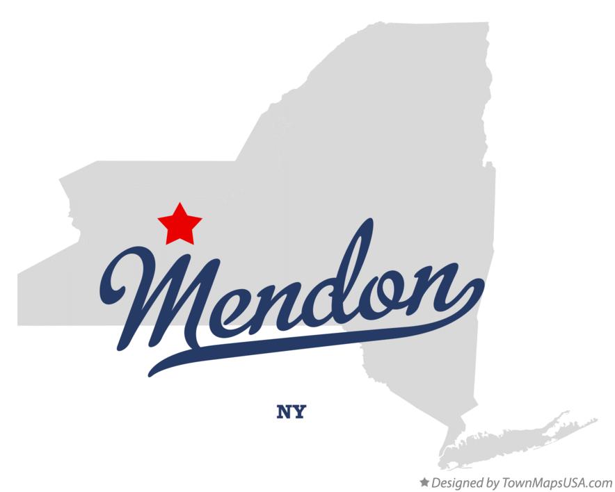 Map of Mendon New York NY