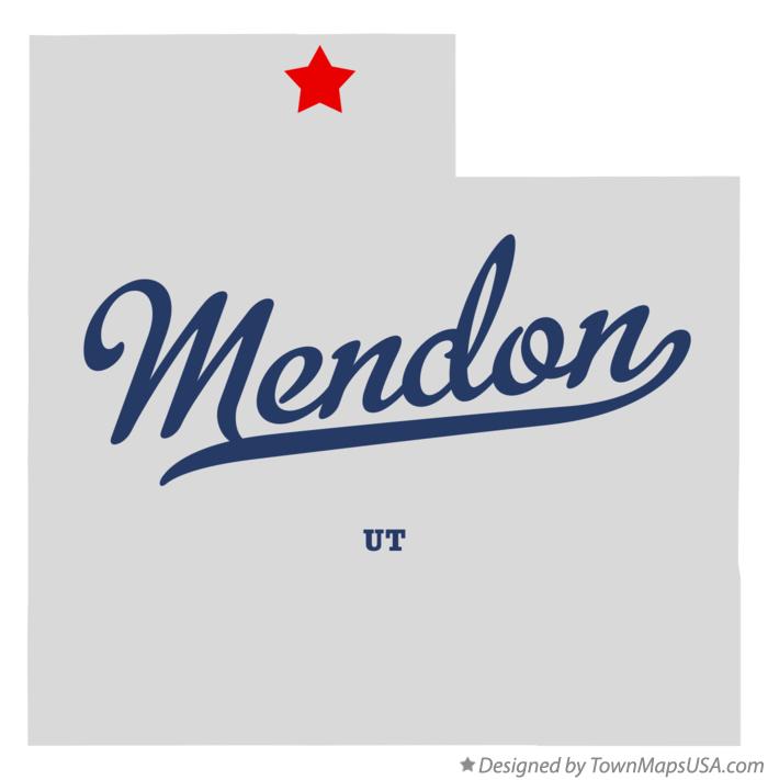 Map of Mendon Utah UT
