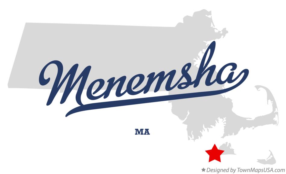 Map of Menemsha Massachusetts MA