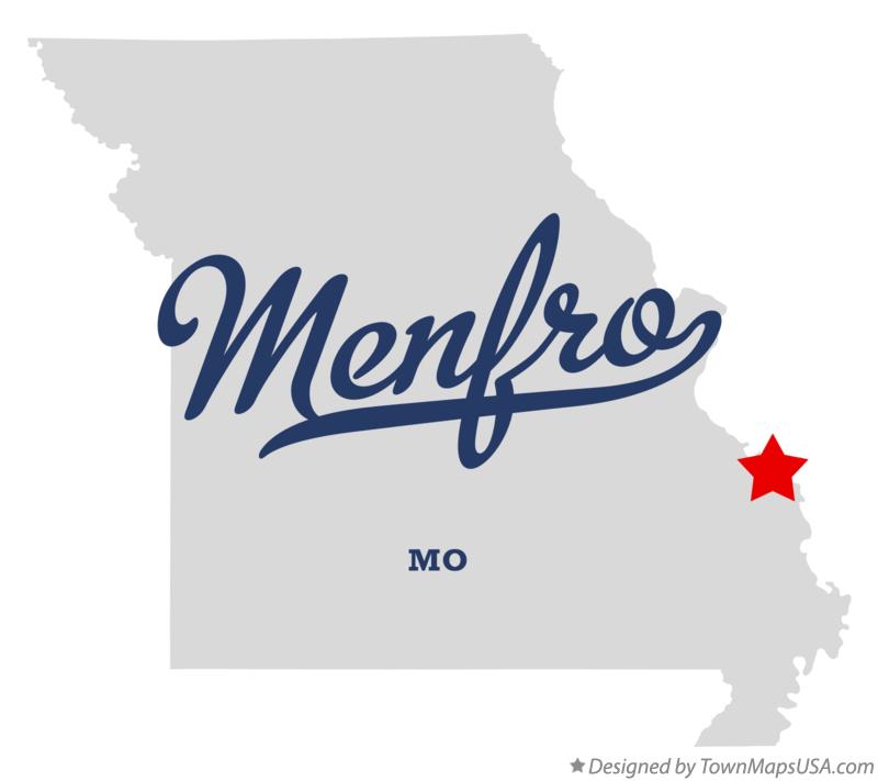 Map of Menfro Missouri MO