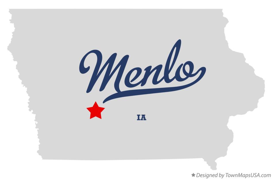 Map of Menlo Iowa IA