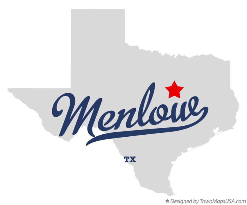 Map of Menlow Texas TX
