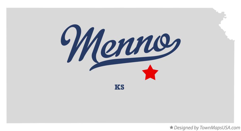 Map of Menno Kansas KS