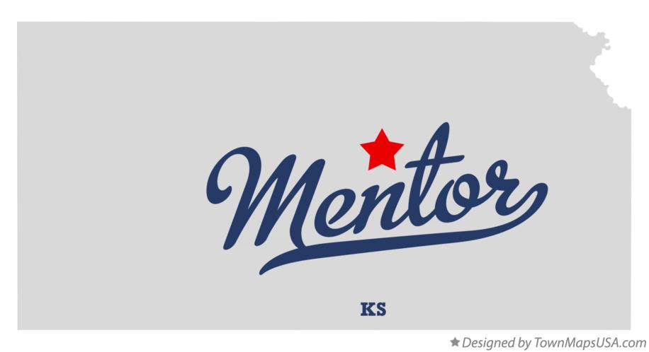 retort Usikker eftertiden Map of Mentor, KS, Kansas