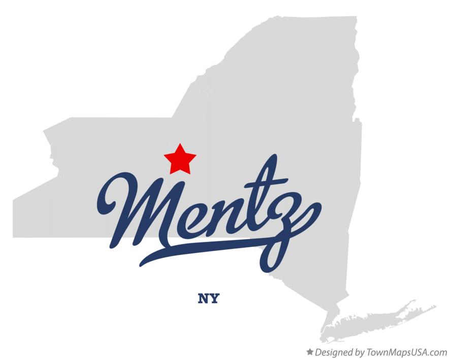 Map of Mentz New York NY