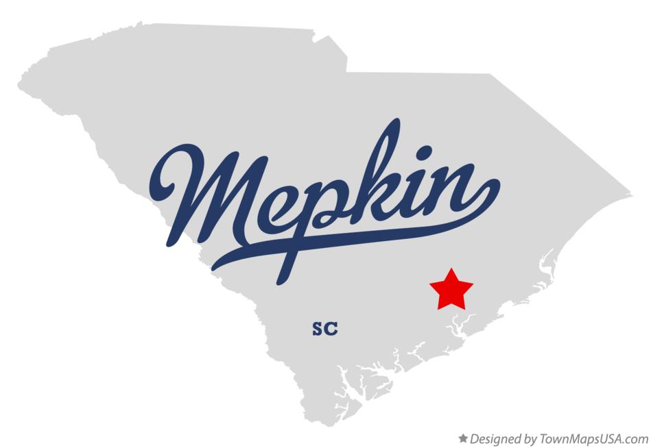 Map of Mepkin South Carolina SC