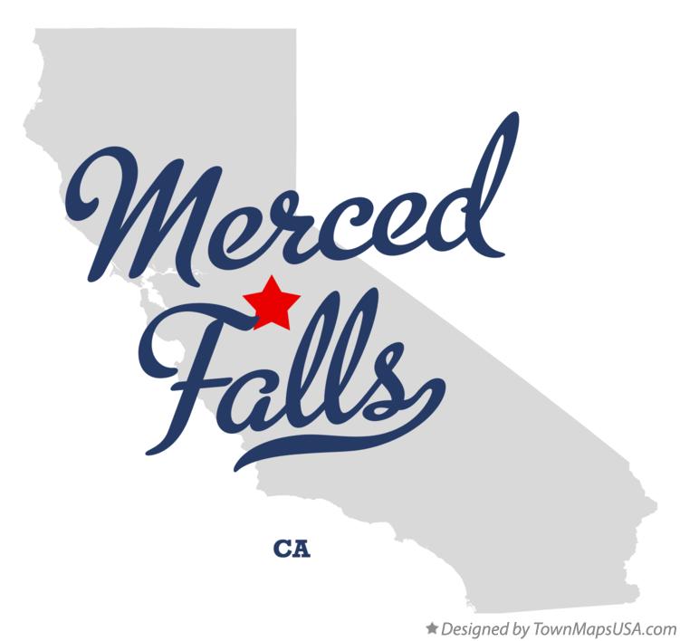 Map of Merced Falls California CA