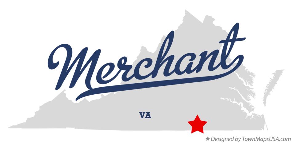Map of Merchant Virginia VA