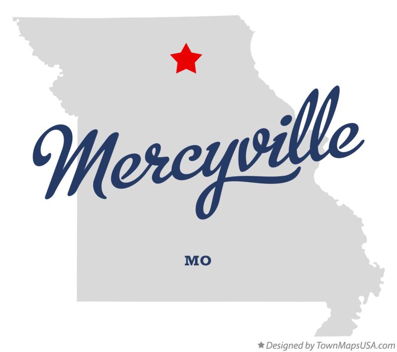 Map of Mercyville Missouri MO