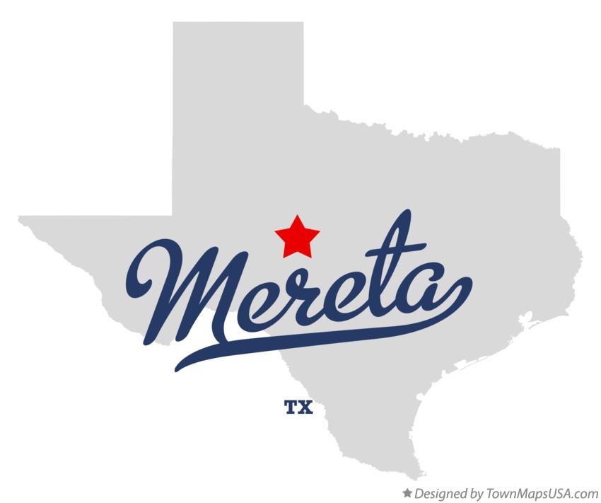 Map of Mereta Texas TX