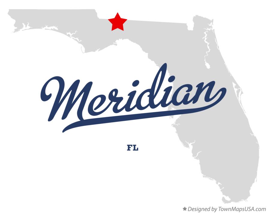 Map of Meridian Florida FL