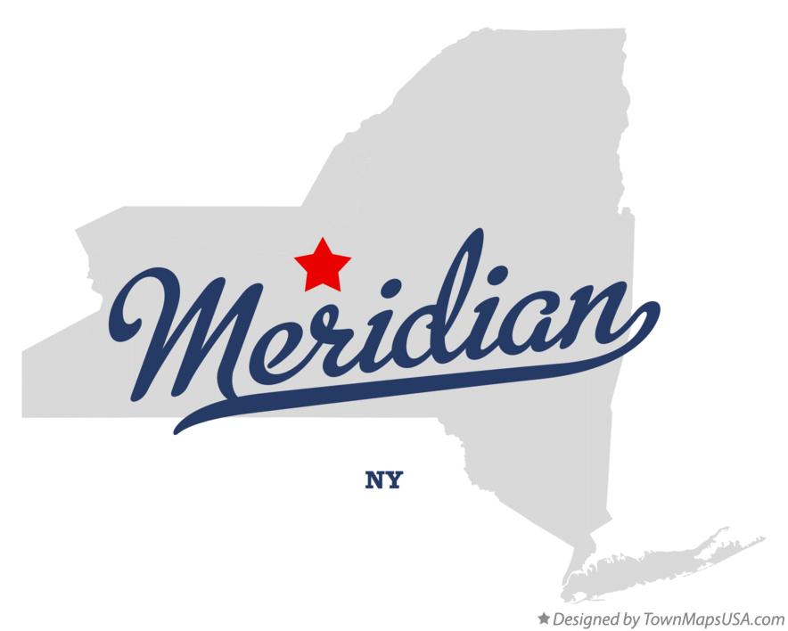 Map of Meridian New York NY