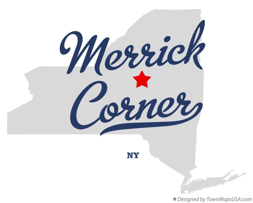 Map of Merrick Corner New York NY